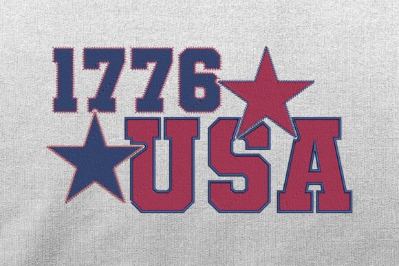 American 1776 USA Embroidery Design Review