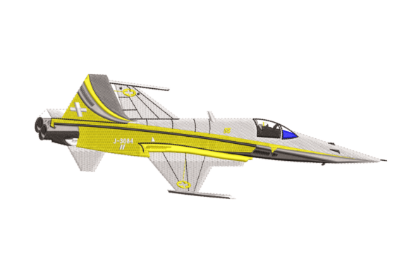 Fighter Jet Embroidery Design Review