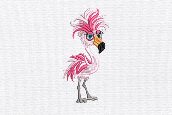 Funky Flamingo Embroidery Design Review
