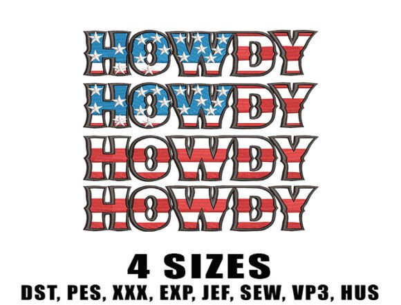 Howdy 4th of July Embroidery Design Review