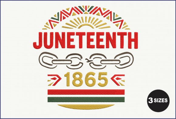 Juneteenth Embroidery Review for Small Business Merch