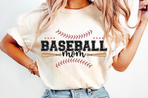 Retro Baseball Mom Png, Faux Embroidery Review