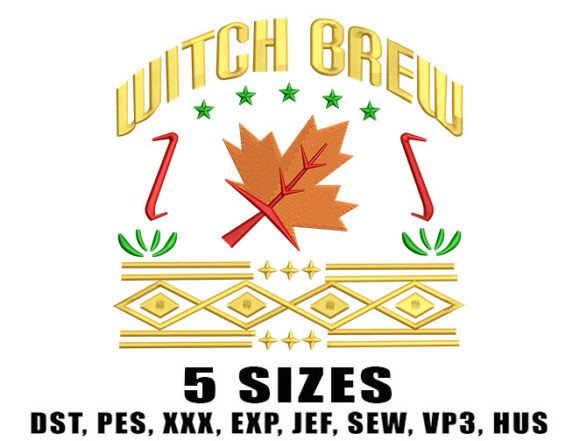 Witch Brew Embroidery Design Review